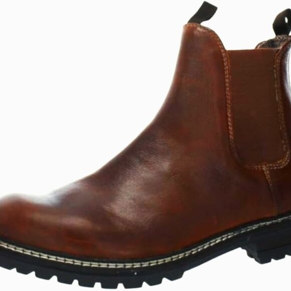 Crevo Douro Men's Leather Boots, Brown. Size 13M, Brand New w/ Box - Picture 4 of 9